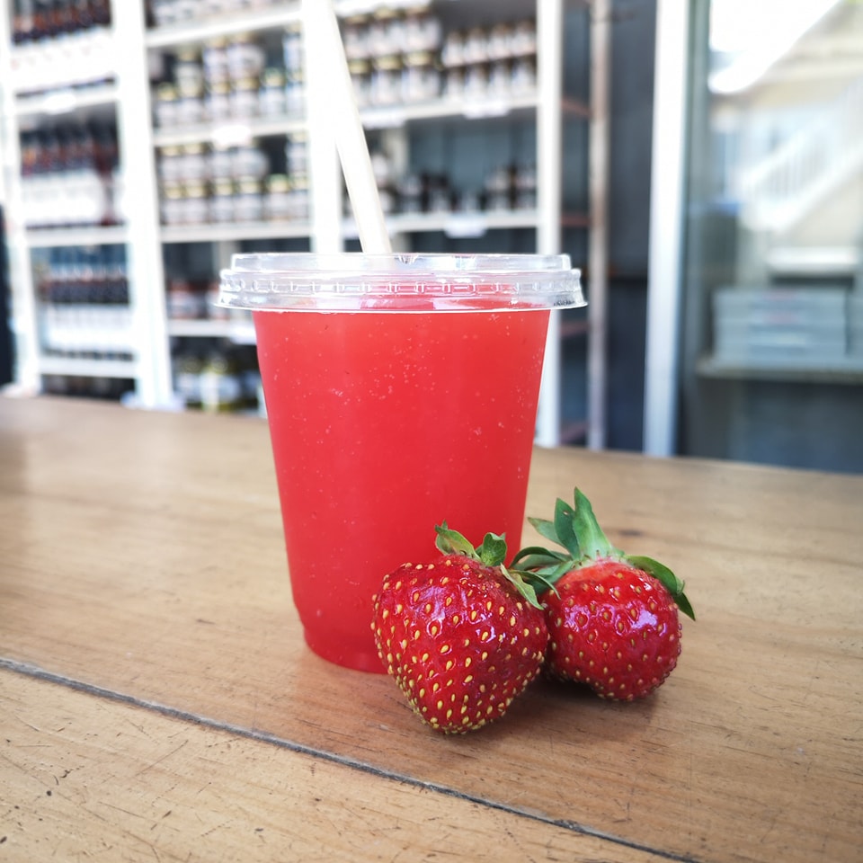 Ferme Guy Rivest slush aux fraises